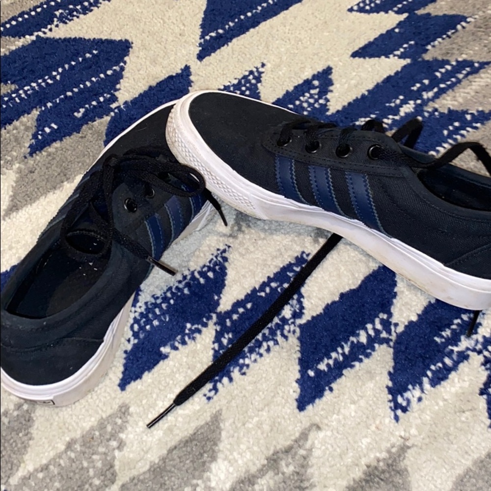 Black adidas shoes